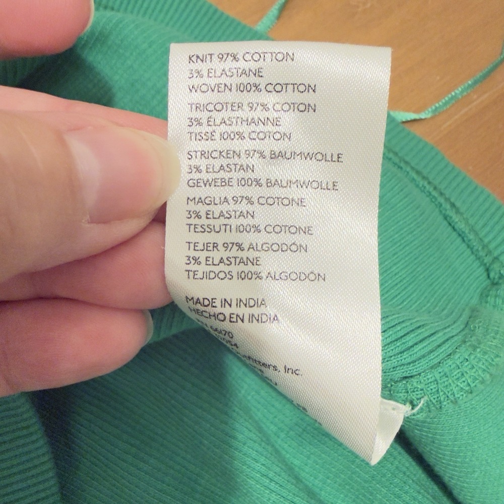 Maeve by Anthropologie Women's Green V-Neck Halter Cropped Knit Tank Top S - Picture 4 of 6
